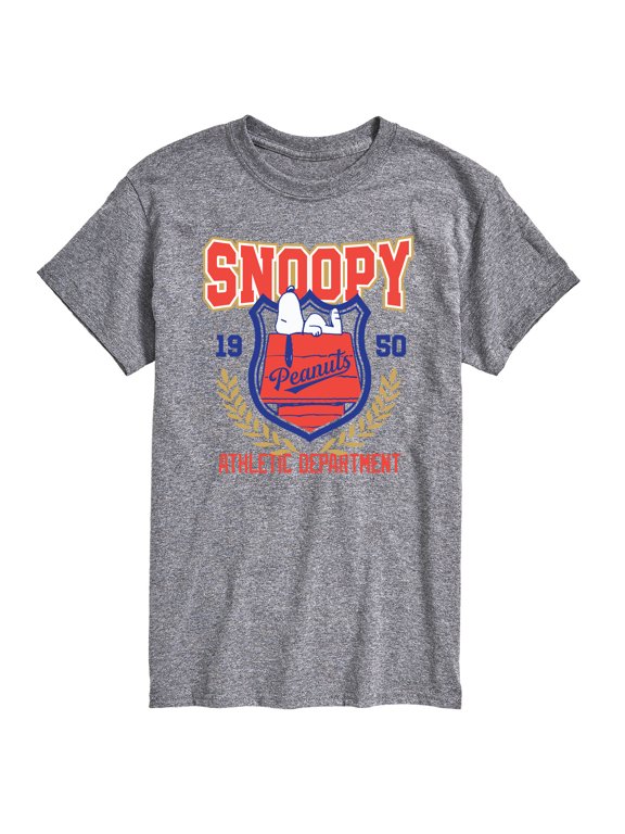 - Snoopy Athletic Dept Men's Short Sleeve Graphic T-Shirt