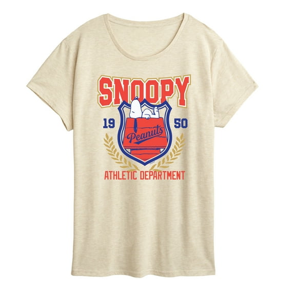 Peanuts - Snoopy Athletic Dept - Women's Short Sleeve Graphic T-Shirt