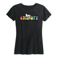 thumbnail image 1 of Peanuts - Snoopy Beach Ball - Women's Short Sleeve Graphic T-Shirt, 1 of 6