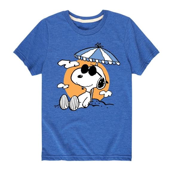 Peanuts - Snoopy Beach Day - Toddler And Youth Short Sleeve Graphic T-Shirt