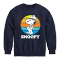 thumbnail image 1 of Peanuts - Snoopy Beagle Scout Sunset - Toddler & Youth Crewneck Fleece Sweatshirt, 1 of 5