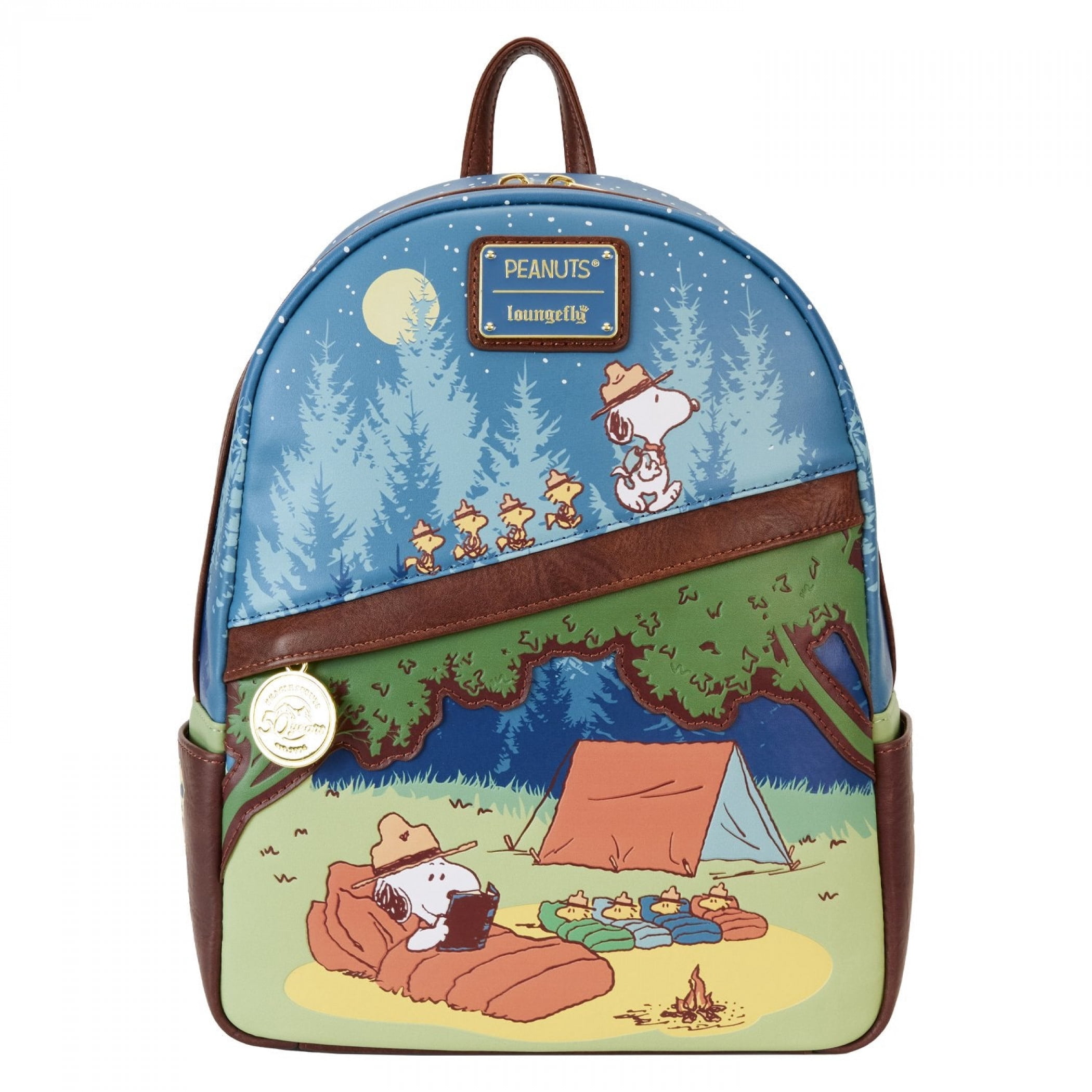 Loungefly Peanuts Snoopy Beagle Scout Canvas Mini Backpack Loungefly Peanuts Snoopy Beagle Scouts Crossbuddies Bag  main image 3