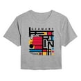 thumbnail image 1 of Peanuts - Snoopy Berlin Bauhaus - Juniors Cropped Graphic T-Shirt, 1 of 5