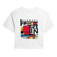 thumbnail image 1 of Peanuts - Snoopy Berlin Bauhaus - Juniors Cropped Graphic T-Shirt, 1 of 5