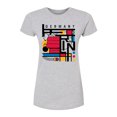 thumbnail image 1 of Peanuts - Snoopy Berlin Bauhaus - Juniors Fitted Graphic T-Shirt, 1 of 5