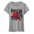 thumbnail image 1 of Peanuts - Snoopy Berlin Bauhaus - Women's Short Sleeve Graphic T-Shirt, 1 of 5
