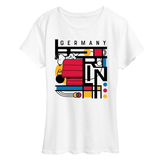 Peanuts - Snoopy Berlin Bauhaus - Women's Short Sleeve Graphic T-Shirt