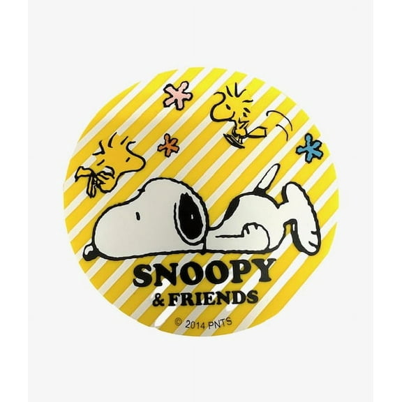 Peanuts Snoopy Yellow Soft Touch Coaster