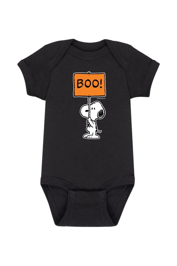 - Snoopy Boo Sign - Infant One Piece