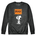 thumbnail image 1 of Peanuts - Snoopy Boo Sign - Men's Crew Neck Fleece Pullover, 1 of 5