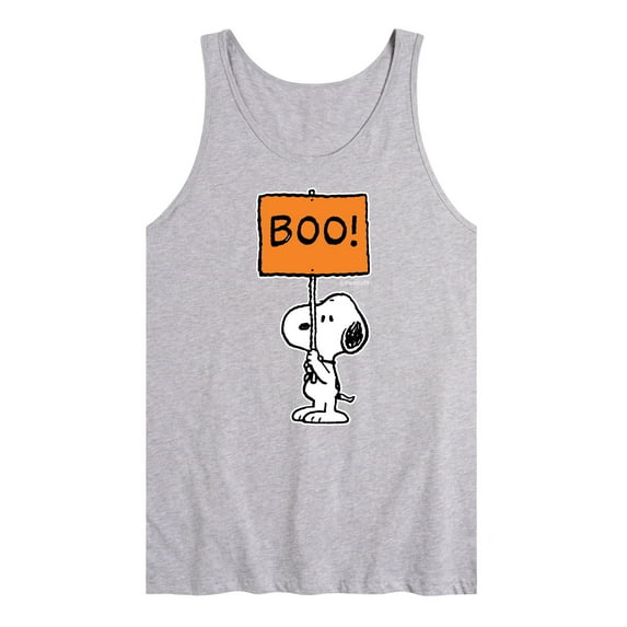 Peanuts - Snoopy Boo Sign - Men's Jersey Tank Top