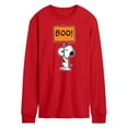 thumbnail image 1 of Peanuts - Snoopy Boo Sign - Men's Long Sleeve T-Shirt, 1 of 4
