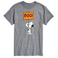 thumbnail image 1 of Peanuts - Snoopy Boo Sign - Men's Short Sleeve Graphic T-Shirt, 1 of 5