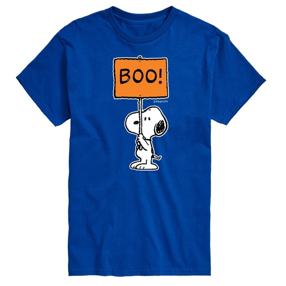 Peanuts - Snoopy Boo Sign - Men's Short Sleeve Graphic T-Shirt