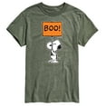 thumbnail image 1 of Peanuts - Snoopy Boo Sign - Men's Short Sleeve Graphic T-Shirt, 1 of 5