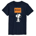 thumbnail image 1 of Peanuts - Snoopy Boo Sign - Men's Short Sleeve Graphic T-Shirt, 1 of 5