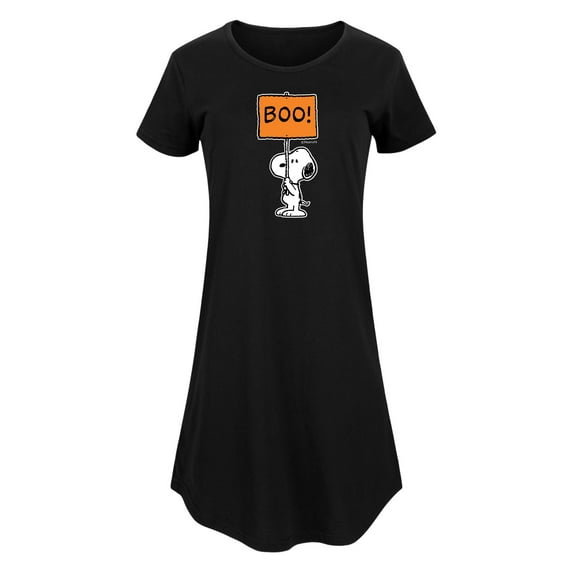 Peanuts - Snoopy Boo Sign - Women's Any Way Dress
