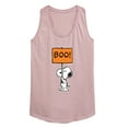 thumbnail image 1 of Peanuts - Snoopy Boo Sign - Women's Racerback Tank Top, 1 of 6