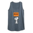 thumbnail image 1 of Peanuts - Snoopy Boo Sign - Women's Racerback Tank Top, 1 of 6