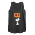 thumbnail image 1 of Peanuts - Snoopy Boo Sign - Women's Racerback Tank Top, 1 of 7