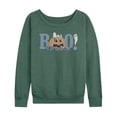 thumbnail image 1 of Peanuts - Snoopy Boo - Women's French Terry Long Sleeve Pullover, 1 of 5
