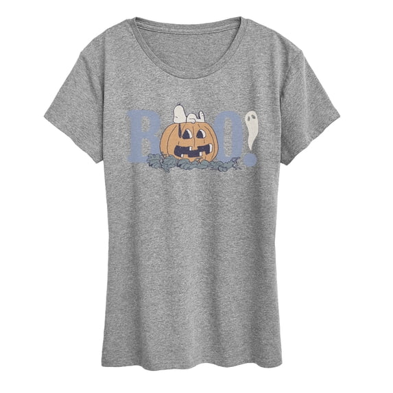 Peanuts - Snoopy Boo - Women's Short Sleeve Graphic T-Shirt