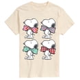 thumbnail image 1 of Peanuts - Snoopy Bowtie Patterns - Men's Short Sleeve Graphic T-Shirt, 1 of 5