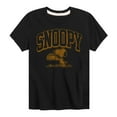 thumbnail image 1 of Peanuts - Snoopy Brown - Toddler And Youth Short Sleeve Tee, 1 of 5