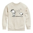 thumbnail image 1 of Peanuts - Snoopy Bubbles - Toddler & Youth Crewneck Fleece Sweatshirt, 1 of 6