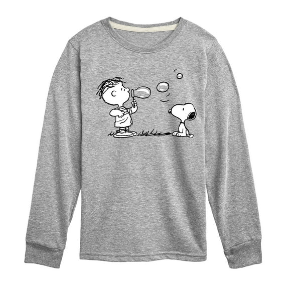 Peanuts - Snoopy Bubbles - Toddler & Youth Long Sleeve Graphic T-Shirt