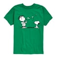 thumbnail image 1 of Peanuts - Snoopy Bubbles - Toddler & Youth Short Sleeve Graphic T-Shirt, 1 of 7