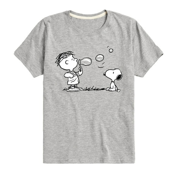 Peanuts - Snoopy Bubbles - Toddler & Youth Short Sleeve Graphic T-Shirt