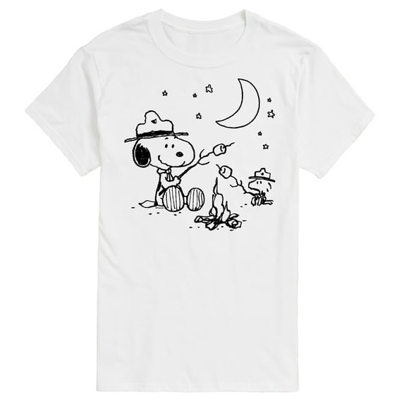 Peanuts - Snoopy Camping - Men's Short Sleeve Graphic T-Shirt