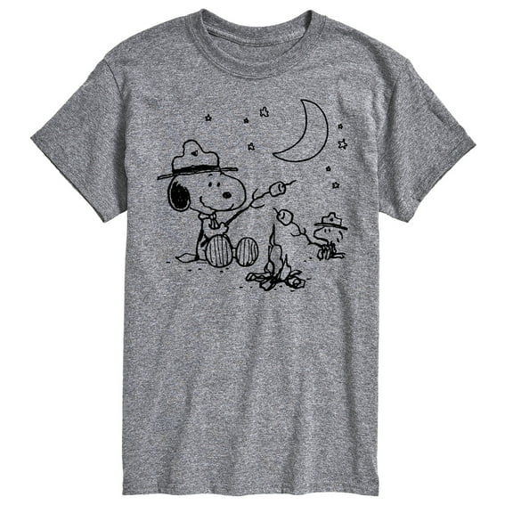 Peanuts - Snoopy Camping - Men's Short Sleeve Graphic T-Shirt