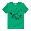 thumbnail image 1 of Peanuts - Snoopy Camping - Toddler And Youth Short Sleeve Graphic T-Shirt, 1 of 6
