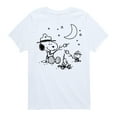 thumbnail image 1 of Peanuts - Snoopy Camping - Toddler And Youth Short Sleeve Graphic T-Shirt, 1 of 6