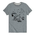 thumbnail image 1 of Peanuts - Snoopy Camping - Toddler And Youth Short Sleeve Graphic T-Shirt, 1 of 6