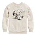 thumbnail image 1 of Peanuts - Snoopy Camping - Toddler Boys Fleece Crew Sweatshirt, 1 of 4