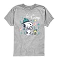 thumbnail image 1 of Peanuts - Snoopy Camping - Youth Short Sleeve Graphic T-Shirt, 1 of 5
