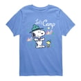 thumbnail image 1 of Peanuts - Snoopy Camping - Youth Short Sleeve Graphic T-Shirt, 1 of 4