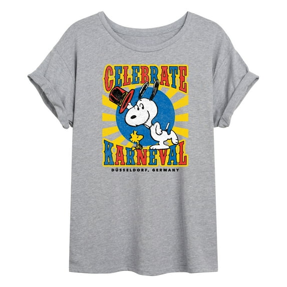 Peanuts - Snoopy Celebrate Karneval - Women's Oversized T-Shirt