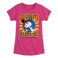 thumbnail image 1 of Peanuts - Snoopy Celebrate Karneval - Toddler & Youth Girls Short Sleeve Graphic T-Shirt, 1 of 6