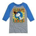 thumbnail image 1 of Peanuts - Snoopy Celebrate Karneval - Toddler & Youth Raglan Graphic T-Shirt, 1 of 5