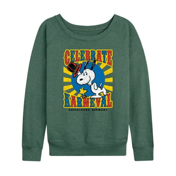 Peanuts - Snoopy Celebrate Karneval - Women's Lightweight French Terry Long Sleeve Shirt
