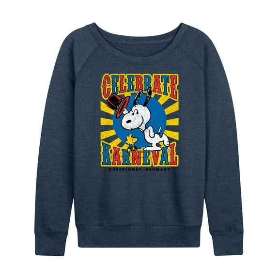 Peanuts - Snoopy Celebrate Karneval - Women's Lightweight French Terry Long Sleeve Shirt