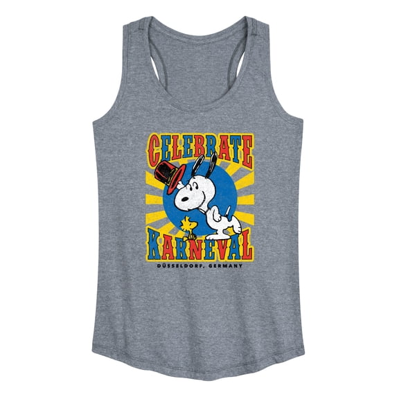 Peanuts - Snoopy Celebrate Karneval - Women's Racerback Tank Top