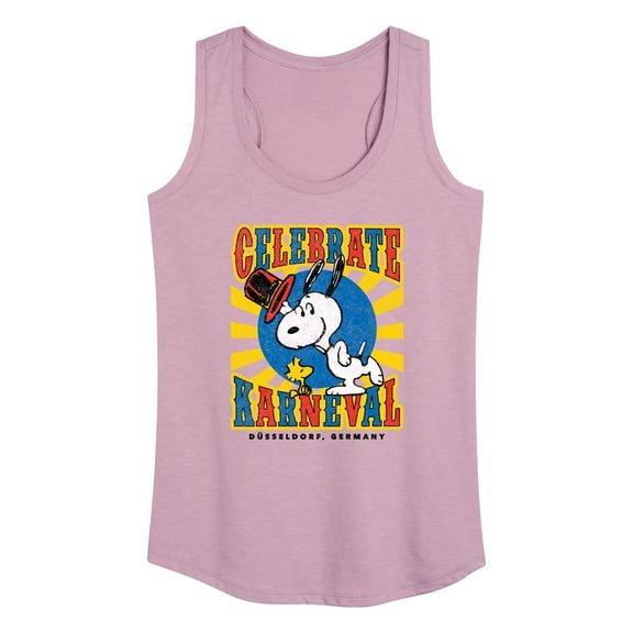 Peanuts - Snoopy Celebrate Karneval - Women's Racerback Tank Top