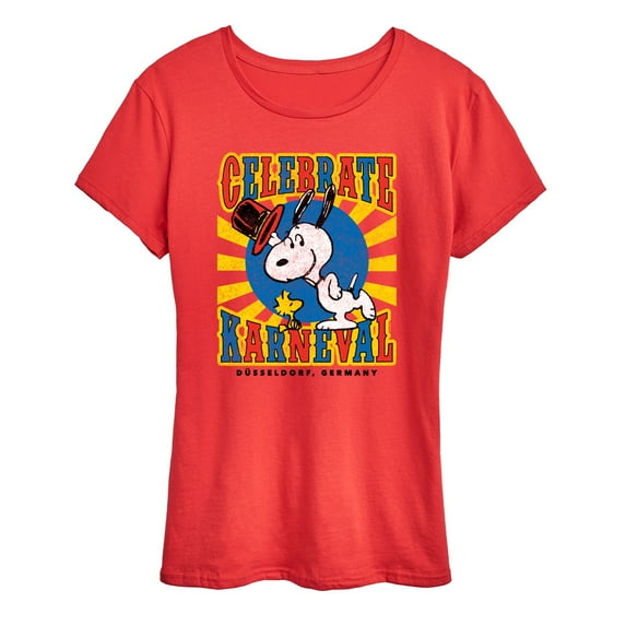 Peanuts - Snoopy Celebrate Karneval - Women's Short Sleeve Graphic T-Shirt