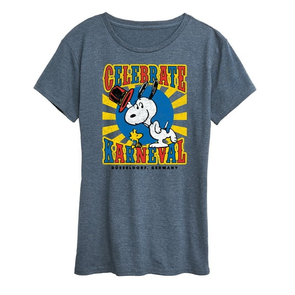 Peanuts - Snoopy Celebrate Karneval - Women's Short Sleeve Graphic T-Shirt
