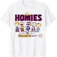thumbnail image 1 of Peanuts Snoopy Charlie Brown Friends Homies Club Retro 50S T-Shirt, 1 of 4